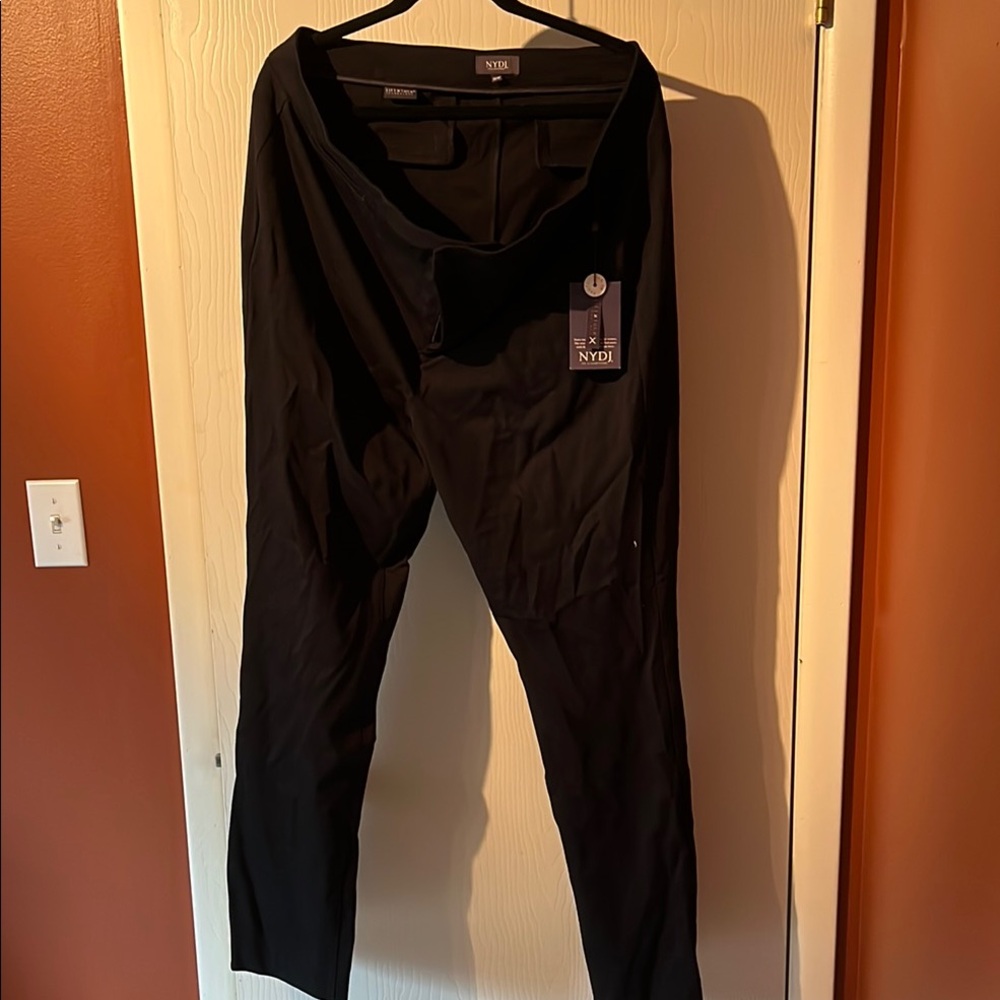 NYDJ Black Dress Pants with Relaxed Fit